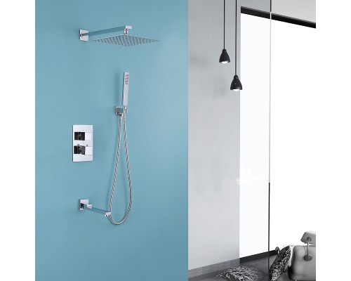 Душевая система Abber Daheim AF8250 с термостатом Хром