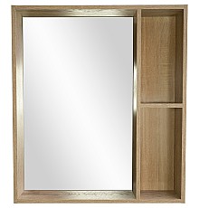 Зеркало Bellezza Рона 70 4614111030502 Натуральный дуб