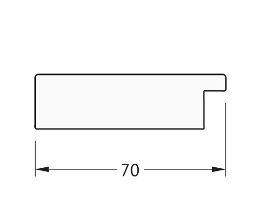Зеркало Evoform Definite 156х76 BY 3337 в багетной раме - Мозаика античная медь 70 мм