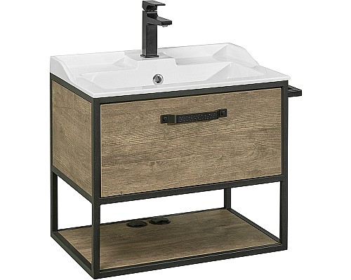 Тумба под раковину Aquaton Лофт Фабрик 65 1A242301LTDY0 подвесная Дуб кантри