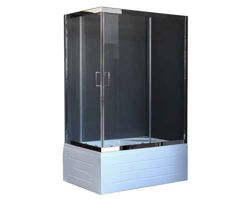 Душевой уголок Royal Bath BP 100х80 с поддоном Хром