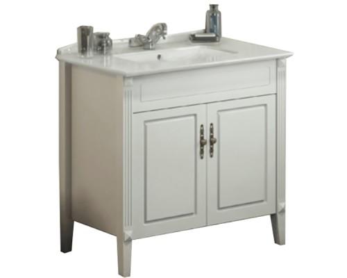 Тумба с раковиной Comforty Палермо 80 00004139245 Белая