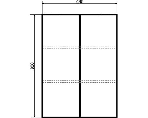 Подвесной шкаф Comforty Порто 50 00-00009235 Дуб дымчатый