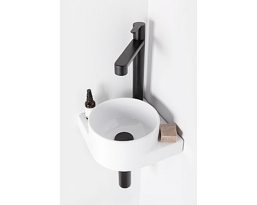 Смеситель для раковины Ravak Puri PU 015.20 X070182 Черный матовый