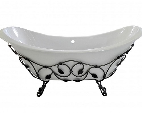 Кованый каркас для ванны Эстет Скарлет В патина