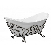 Кованый каркас для ванны Эстет Скарлет В патина