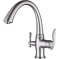 Смеситель для кухонной мойки ZORG Sanitary ZR 340 YF SATIN