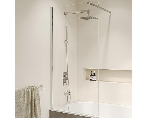Шторка на ванну RGW Screens SC-052 80x150 35115208-11 профиль Хром стекло прозрачное