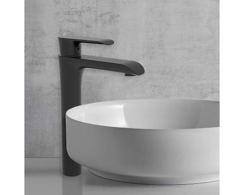 Смеситель для раковины Vincea Esse VBF-1E2MB Черный матовый