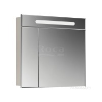 Зеркальный шкаф Roca Victoria Nord 80 ZRU9000033 белый глянец 
