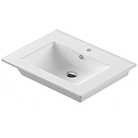 Мебельная раковина Sanita luxe Quadro 75 QDR75SLWB01