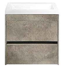 Тумба под раковину Art&Max Family-500-2C-SO-CV подвесная Цемент