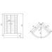 Душевая кабина Timo Standart 80x80 T-1180 с гидромассажем