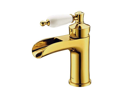 Смеситель для раковины Boheme VOGUE 211 золото