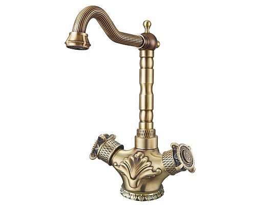 Смеситель для кухонной мойки ZORG Antic A 3005K-BR