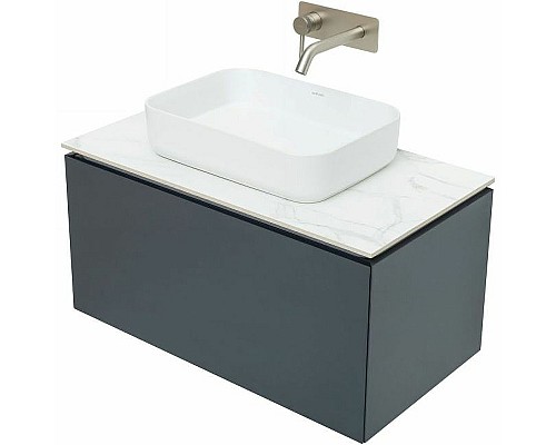 Тумба под раковину Allen Brau Infinity 85 1.21002.AM подвесная Антрацит матовый