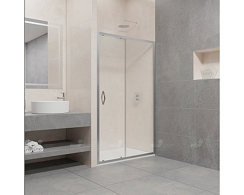 Душевая дверь RGW Passage PA-016 130 350801613-11 профиль Хром стекло прозрачное