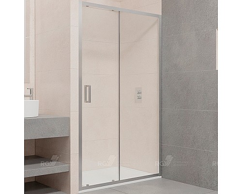 Душевая дверь RGW Passage PA-016 130 350801613-11 профиль Хром стекло прозрачное