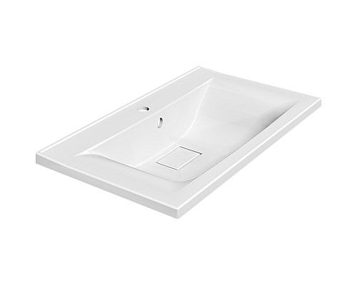 Раковина Paola Elegante 75 Белая глянцевая