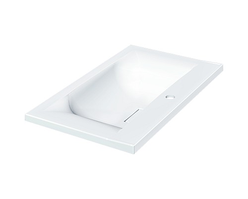 Раковина Paola Elegante 75 Белая глянцевая