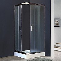 Душевой уголок Royal Bath HPD 100х80 RB8100 HPD-C-CH профиль Хром стекло рифленое