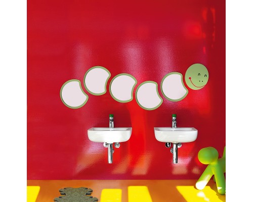 Зеркало Laufen Florakids 32 4.6161.2.003.472.1 Зеленое