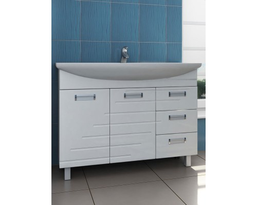 Тумба под раковину Vigo Diana 105 tn.DIA.STI.100.2D.3Y Белая