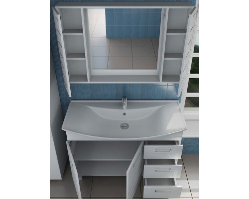 Тумба под раковину Vigo Diana 105 tn.DIA.STI.100.2D.3Y Белая