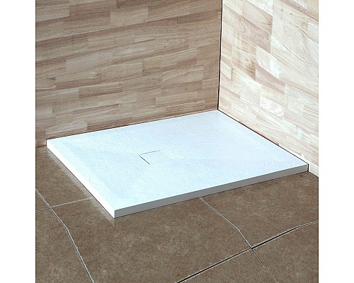 Душевой поддон из искусственного камня RGW STT ST-0157W 70x150x2,5 Белый