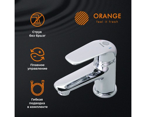 Смеситель для раковины Orange Iris Хром
