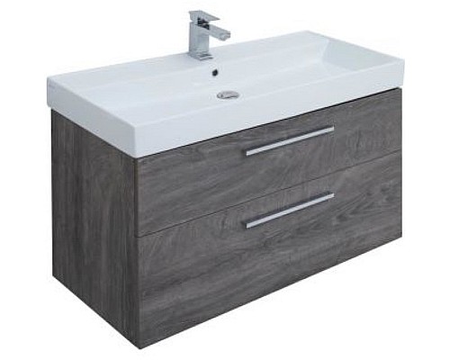 Тумба под раковину Aquanet Nova 100 243658 подвесная Дуб рошелье