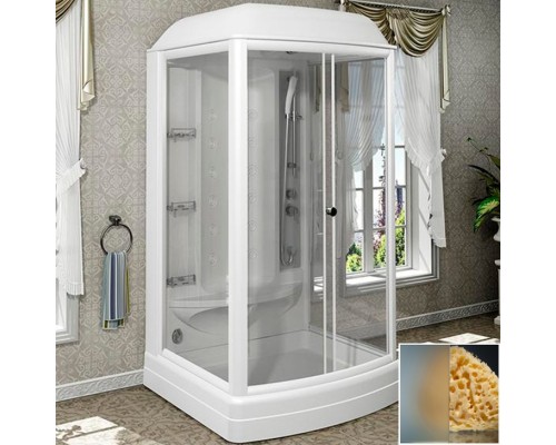 Душевая кабина Radomir Диана 1 118x108 1-05-1-0-0-0601 профиль Белый стекло матовое