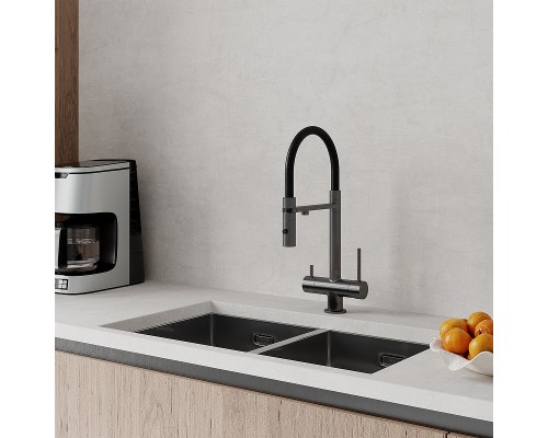 Смеситель для кухни Iddis Ace ACEGMFFi05 Графит