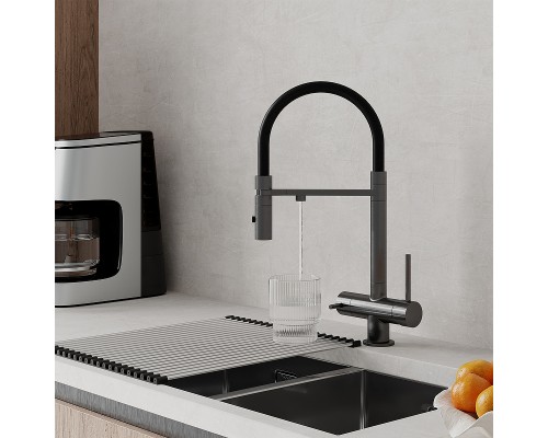 Смеситель для кухни Iddis Ace ACEGMFFi05 Графит