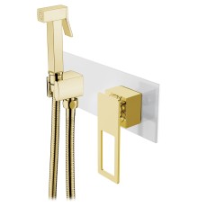 гигиентческая лейка со смесителем   Boheme Q 147-WG белый