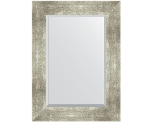 Зеркало Evoform Exclusive 76х56 BY 1130 с фацетом в багетной раме - Алюминий 90 мм