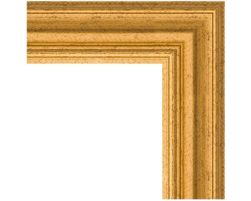 Зеркало Evoform Definite 146х56 BY 1076 в багетной раме - Состаренное золото 67 мм