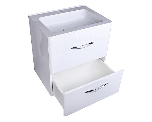 Тумба под раковину подвесная Style Line Каре 60 СС-00002268 белая