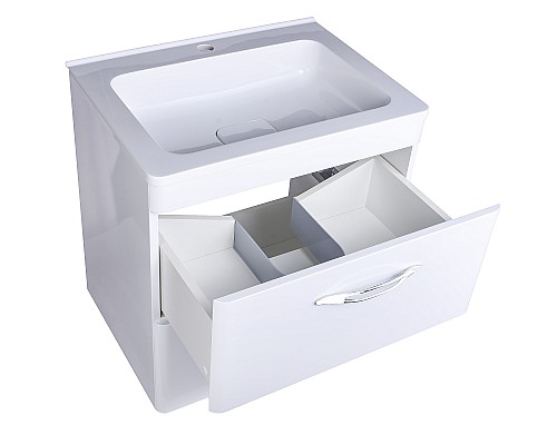 Тумба под раковину подвесная Style Line Каре 60 СС-00002268 белая