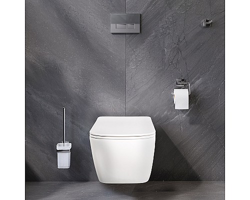 Унитаз WellWant Tesoro WWU01111W подвесной с сиденьем Микролифт