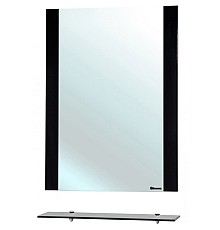 Зеркало Bellezza Рокко 50 4613706030040 с полкой Черное