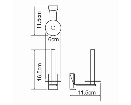 Держатель туалетной бумаги WasserKRAFT