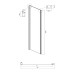 Душевой уголок Ambassador Intense 120x90 Черный