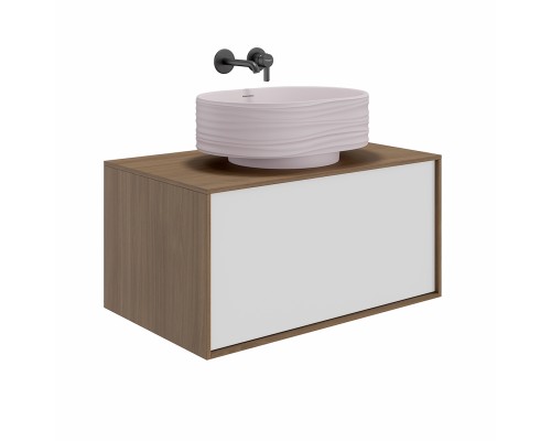Раковина Kerama Marazzi ARTBASIN Sabbia накладная 50, мальва матовая