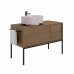 Раковина Kerama Marazzi ARTBASIN Sabbia накладная 50, мальва матовая
