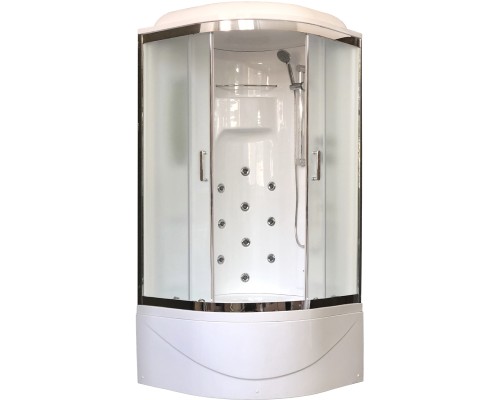 Душевая кабина Royal Bath NRW 90x90 с гидромассажем стекло матовое