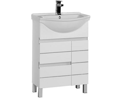 Тумба под раковину Aquanet Доминика 60 171684 Белая