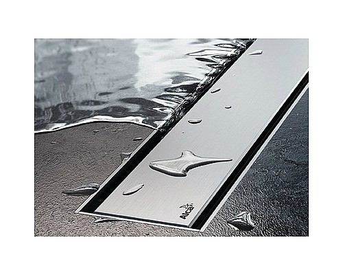 Решетка AlcaPlast POSH-550MN нержавеющая сталь матовый