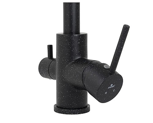 Смеситель для кухни Kaiser Merkur 26744-12 Черный мрамор