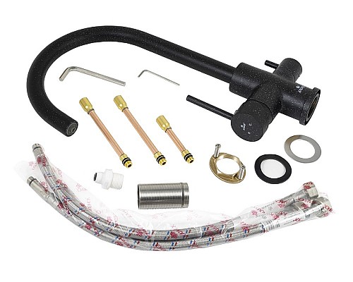 Смеситель для кухни Kaiser Merkur 26744-12 Черный мрамор